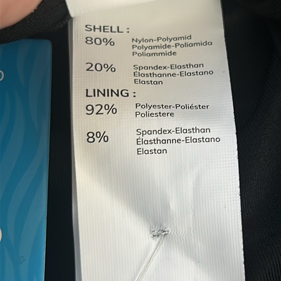 CUPSHE Women's V Neck One Piece Swimsuit Ruffled Back Lace Up Monokini Size S - Picture 10 of 13